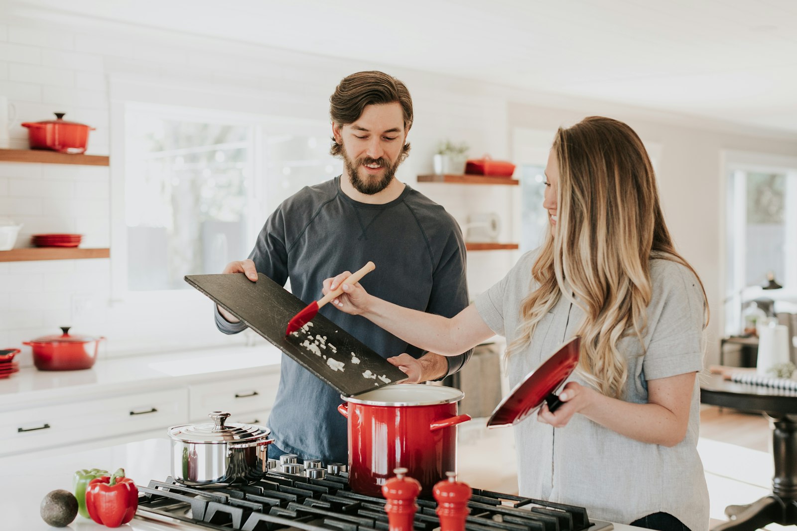 Household kitchen materials being reviewed